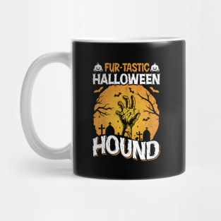 Waggin' & Witchin' Dog on Halloween Mug